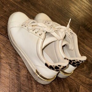 Steve Madden Women's Sneakers with Leopard Accent